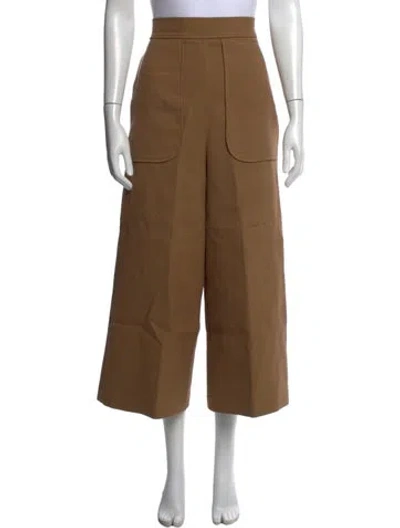 Pre-owned See By Chloé Wide Leg Pants In Brown
