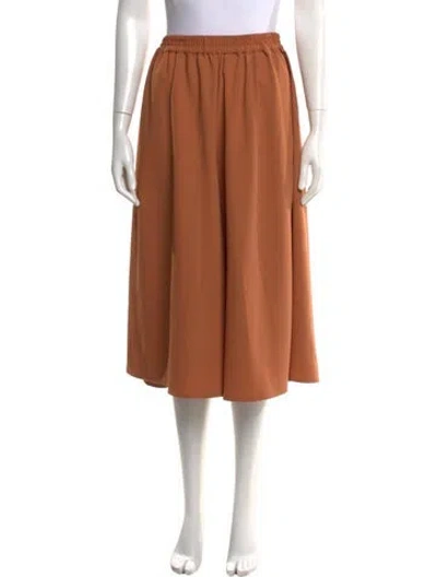 Pre-owned See By Chloé Wide Leg Pants In Orange