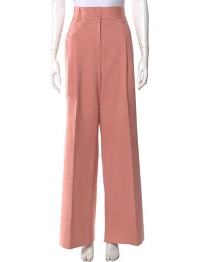 Pre-owned See By Chloé Wide Leg Pants In Pink