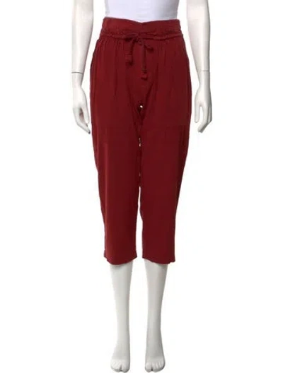 Pre-owned See By Chloé Wide Leg Pants In Red
