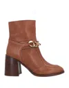 See By Chloé Ankle Boots In Brown