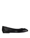 See By Chloé Woman Ballet Flats Black Size 8 Lambskin In Black