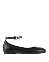 See By Chloé Rhinestone-embellished Ballerina Shoes In Black