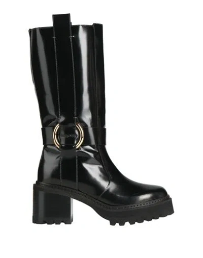 See By Chloé Woman Boot Black Size 8 Calfskin