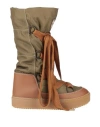See By Chloé Naina Lace-up Platform Boots In Green