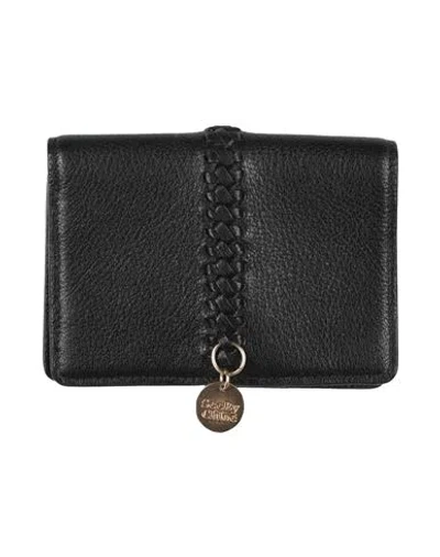 See By Chloé Woman Document Holder Black Size - Leather