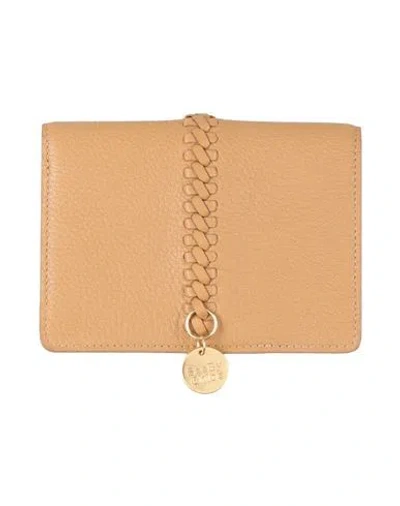 See By Chloé Woman Document Holder Camel Size - Leather In Beige