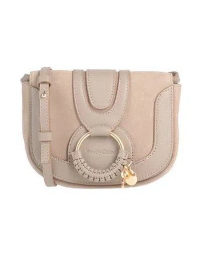 See By Chloé Woman Cross-body Bag Dove Grey Size - Bovine Leather