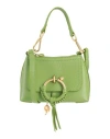 SEE BY CHLOÉ SEE BY CHLOÉ WOMAN CROSS-BODY BAG GREEN SIZE - COW LEATHER