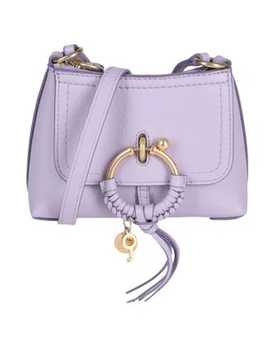 See By Chloé Woman Cross-body Bag Lilac Size - Cow Leather In Purple