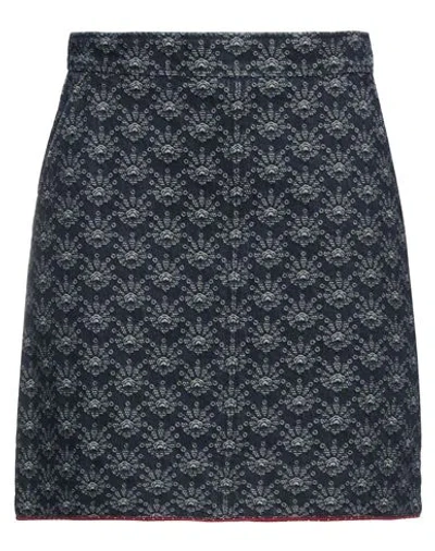 See By Chloé Woman Denim Skirt Blue Size 8 Cotton