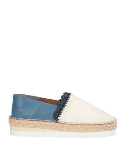 See By Chloé Woman Espadrilles Off White Size 7 Calfskin