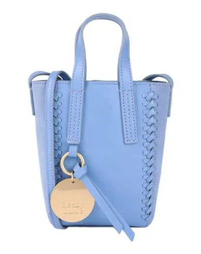 See By Chloé Woman Handbag Light Blue Size - Cow Leather