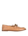See By Chloé Woman Loafers Camel Size 8 Goat Skin In Brown