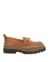 See By Chloé Woman Loafers Tan Size 7 Soft Leather In Brown