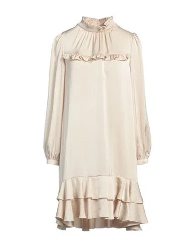 See By Chloé Woman Mini Dress Ivory Size 6 Polyester In White