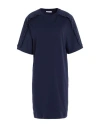 See By Chloé Woman Mini Dress Navy Size S Cotton In Navy Blue