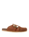 See By Chloé Woman Mules & Clogs Brown Size 6 Leather In Brown