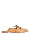 See By Chloé Woman Mules & Clogs Tan Size 6 Calfskin In Brown