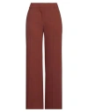 See By Chloé Woman Pants Chocolate Brown Size 6 Polyester