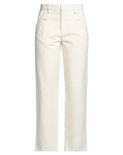 See By Chloé Woman Pants Ivory Size 10 Cotton In White