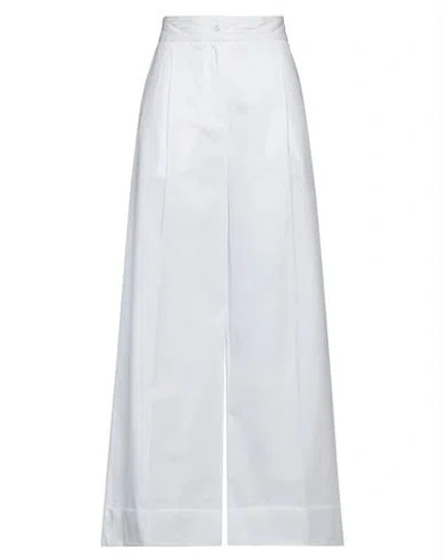 See By Chloé Woman Pants White Size 8 Cotton