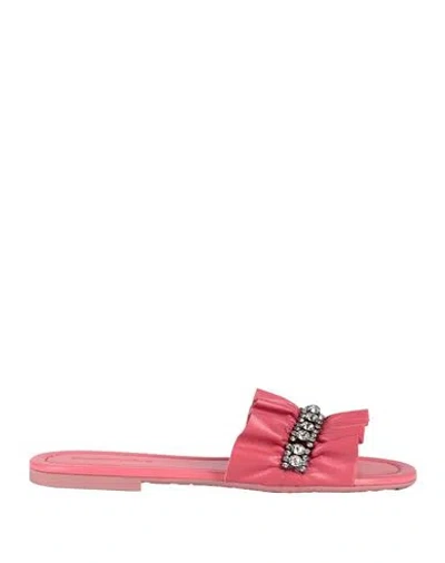 See By Chloé Woman Sandals Pink Size 7 Leather