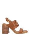 See By Chloé Hana Sandals In Leather Color Leather In Brown