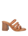 See By Chloé 90mm Leather Sandals In Brown