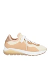 See By Chloé Woman Sneakers Beige Size 6 Leather, Textile Fibers In Beige
