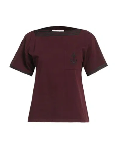 See By Chloé Woman T-shirt Plum Size Xs Cotton In Purple