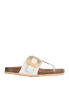 See By Chloé Mules Chany Fussbett - See By Chloe - Cuir - Naturel In Off White