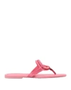 See By Chloé Woman Thong Sandal Pink Size 9 Soft Leather