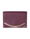 See By Chloé Woman Wallet Plum Size - Bovine Leather In Purple