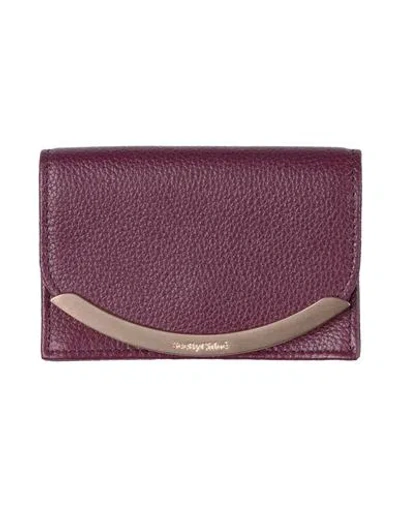 See By Chloé Woman Wallet Deep Purple Size - Bovine Leather