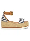 SEE BY CHLOÉ WOMEN'S GLYN 55MM ESPADRILLE WEDGE SANDALS