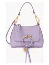 See By Chloé Joan Mini Leather Shoulder Bag In Lilac Breeze