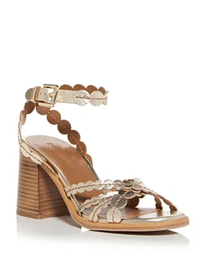 See By Chloé See By Chloe Women's Kaddy Block Heel Sandals In Light Gold