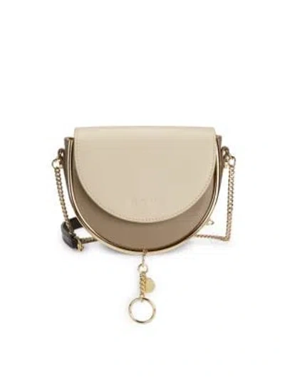 See By Chloé Women's Mara Evening Leather Crossbody Bag In Motty Grey