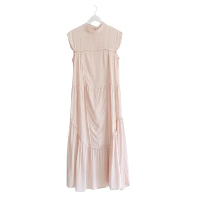 Pre-owned See By Chloé See By Chloe Women's Smoky Pink Vintage Inspired Dress, Size Fr34/uk6