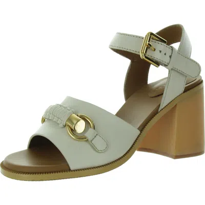 See By Chloé Womens Leather Slingback Heels In Multi