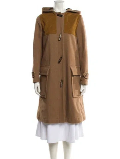 Pre-owned See By Chloé Wool Coat In Brown