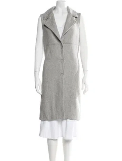 Pre-owned See By Chloé Wool Coat In Grey