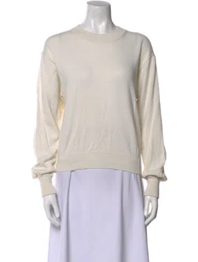 Pre-owned See By Chloé Wool Crew Neck Sweater In Neutral