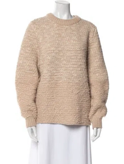 Pre-owned See By Chloé Wool Crew Neck Sweater In Neutral