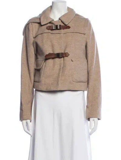 Pre-owned See By Chloé Wool Jacket In Neutrals