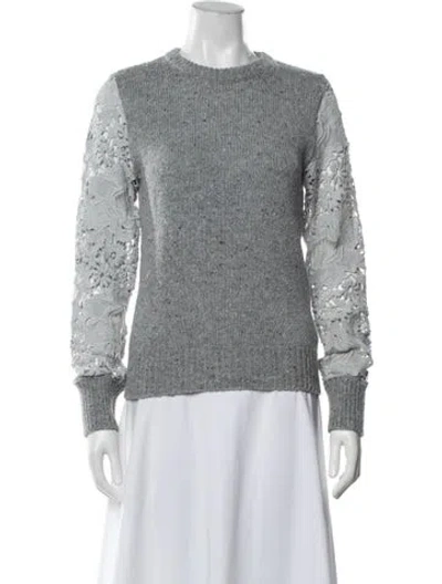 Pre-owned See By Chloé Wool Lace Pattern Sweater In Multicolor