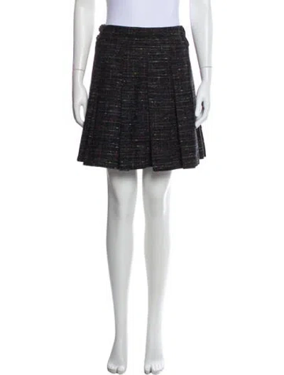 Pre-owned See By Chloé Wool Mini Skirt In Black