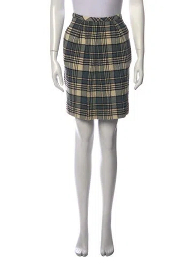 Pre-owned See By Chloé Wool Mini Skirt In Grey/neutrals