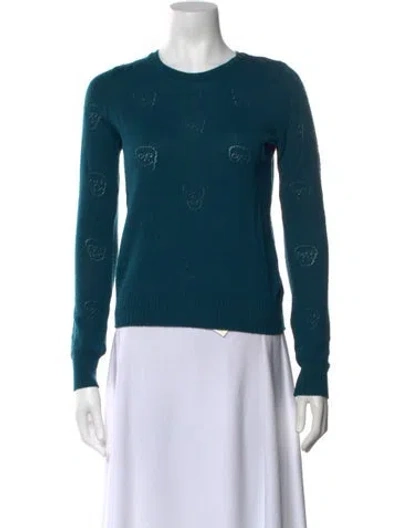 Pre-owned See By Chloé Wool Patterned Sweater In Blue